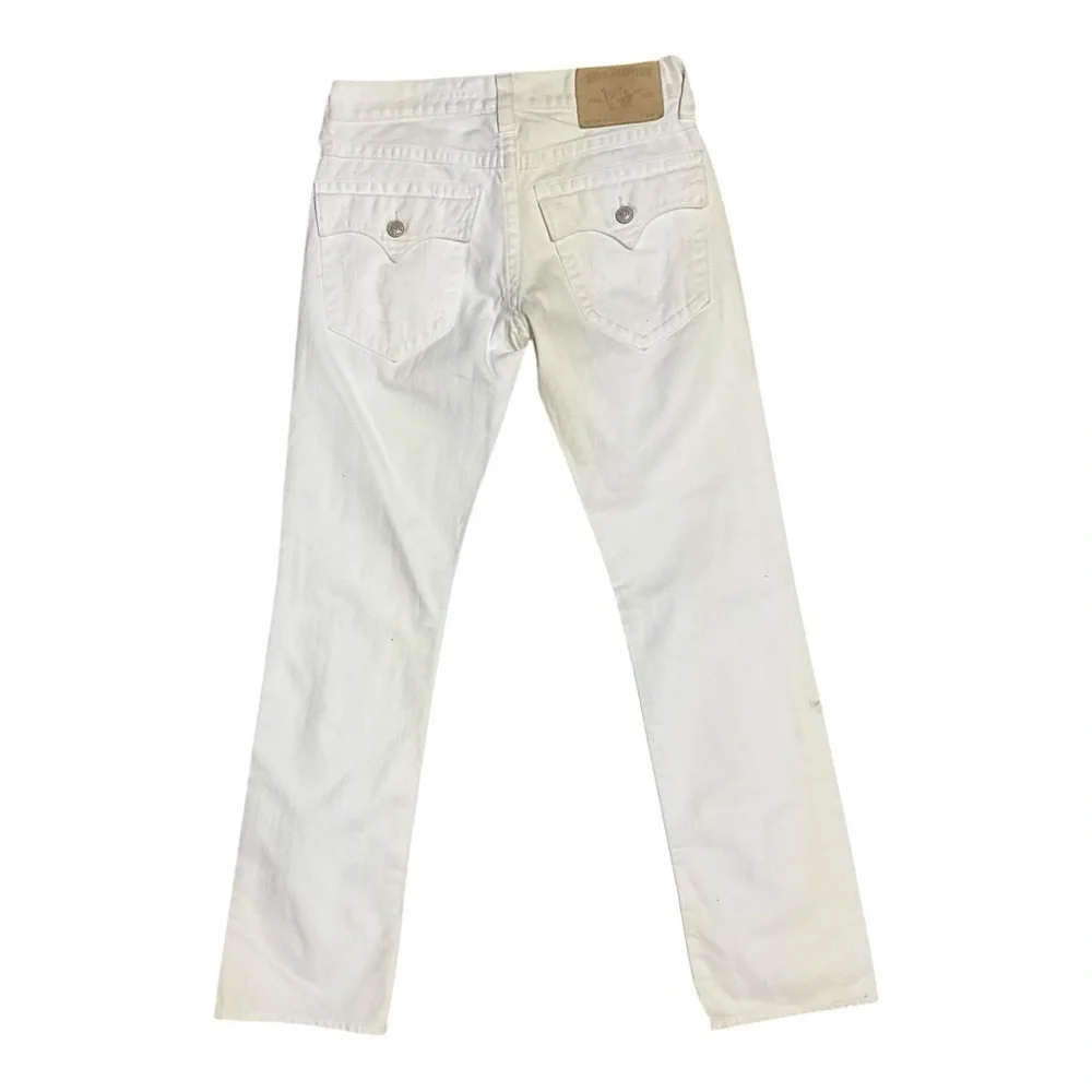 🧼 Vintage True Religion Ricky White Jeans 👖 Size‎ 30 Section Straight